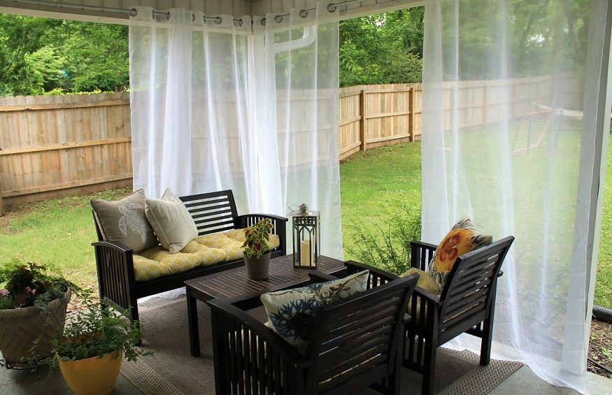 outdoor patio curtains